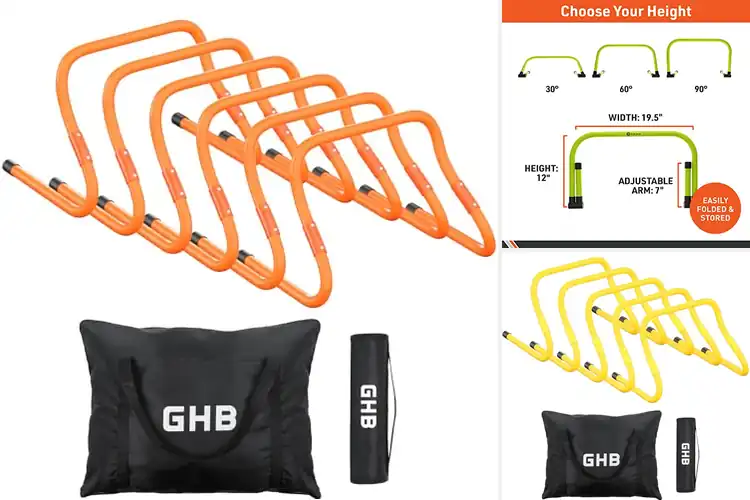 Detailed view of Best Adjustable Agility Hurdles