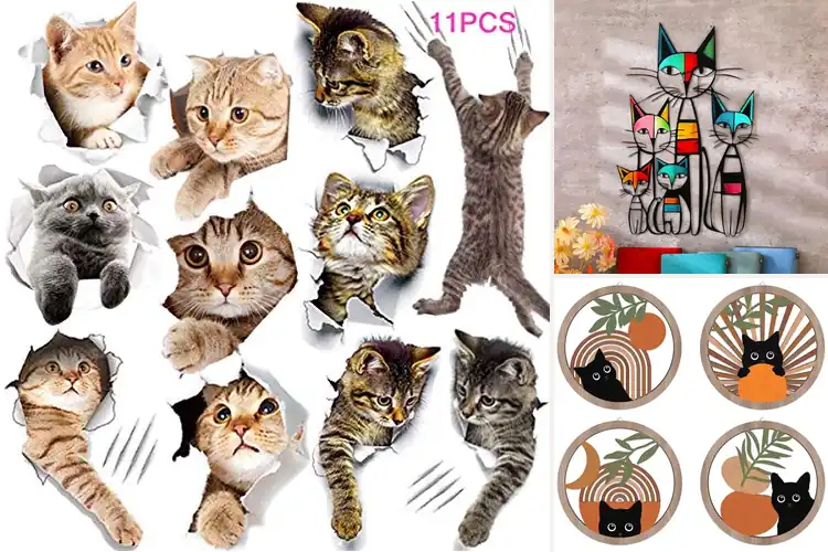 Detailed view of Best Cat Wall Decorations