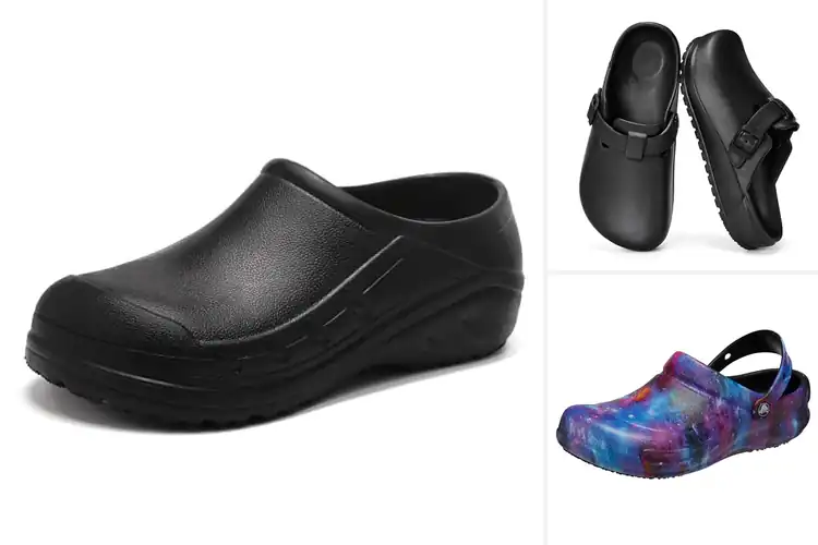 Detailed view of Best Certified Slip Resistant Clogs