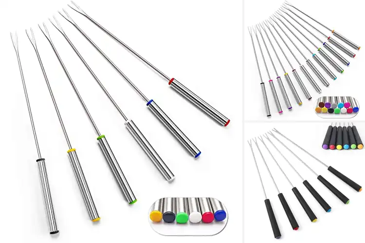 Detailed view of Best Color-Coded Fondue Sticks