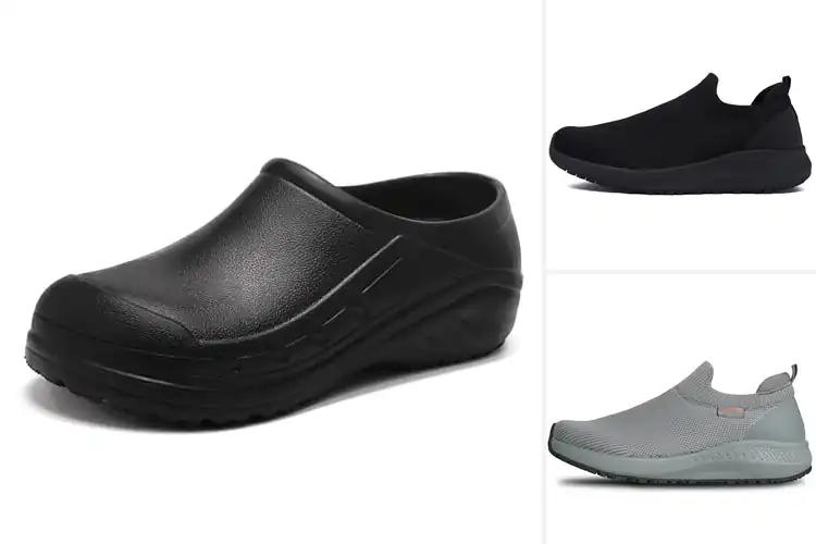 Detailed view of Best Easy Clean Work Shoes