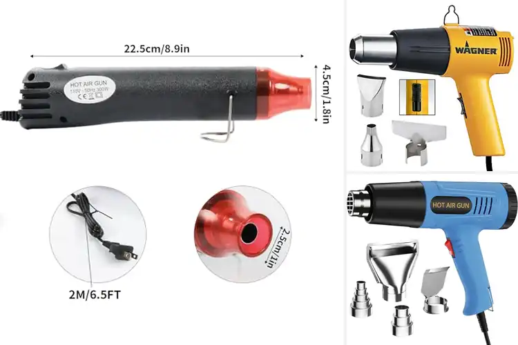 Detailed view of Best Heat Guns For PVC Wrapping
