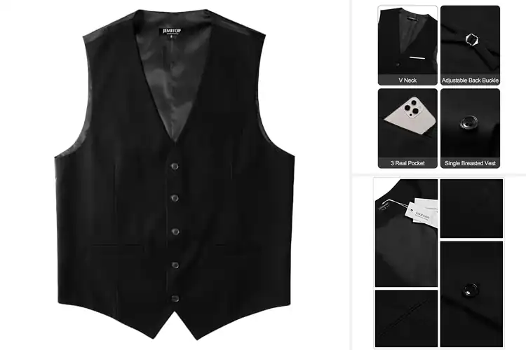 Detailed view of Best Slim Fit Vests