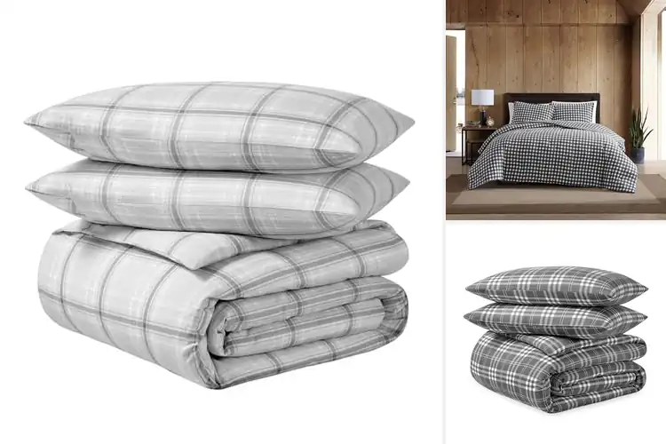 Detailed view of Best Soft Flannel Duvet Covers