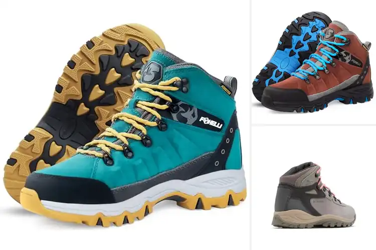 Detailed view of Best Suede Leather Hiking Boots For Women