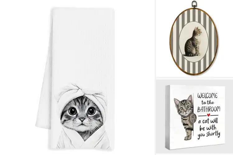 Detailed view of Best Tabby Cat Decor Housewarming Presents
