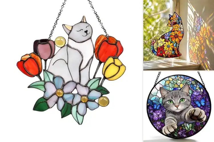 Detailed view of Best Window Hangings for Cat Lovers